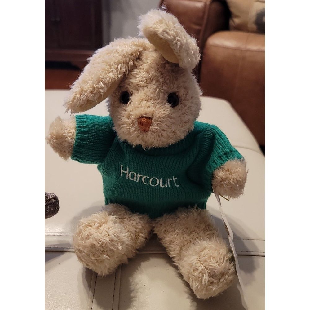 BUNDLE Harcourt Alfie Rabbit & Sock Monkey Rabbit Plush - Picture 2 of 7